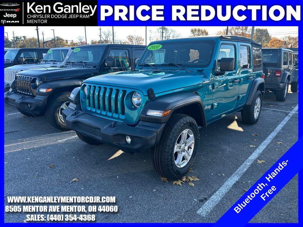 used 2020 Jeep Wrangler Unlimited car, priced at $26,700