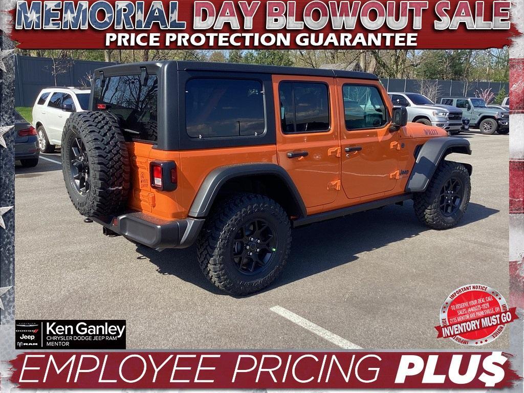 new 2025 Jeep Wrangler 4xe car, priced at $53,600