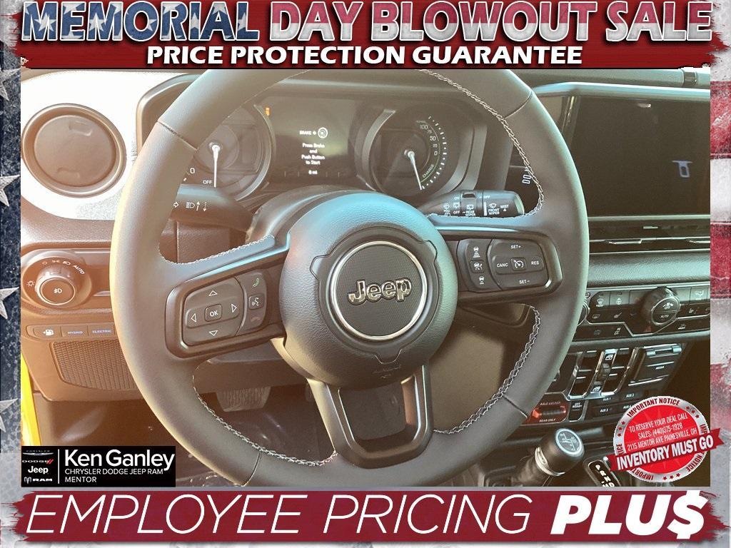 new 2025 Jeep Wrangler 4xe car, priced at $53,600