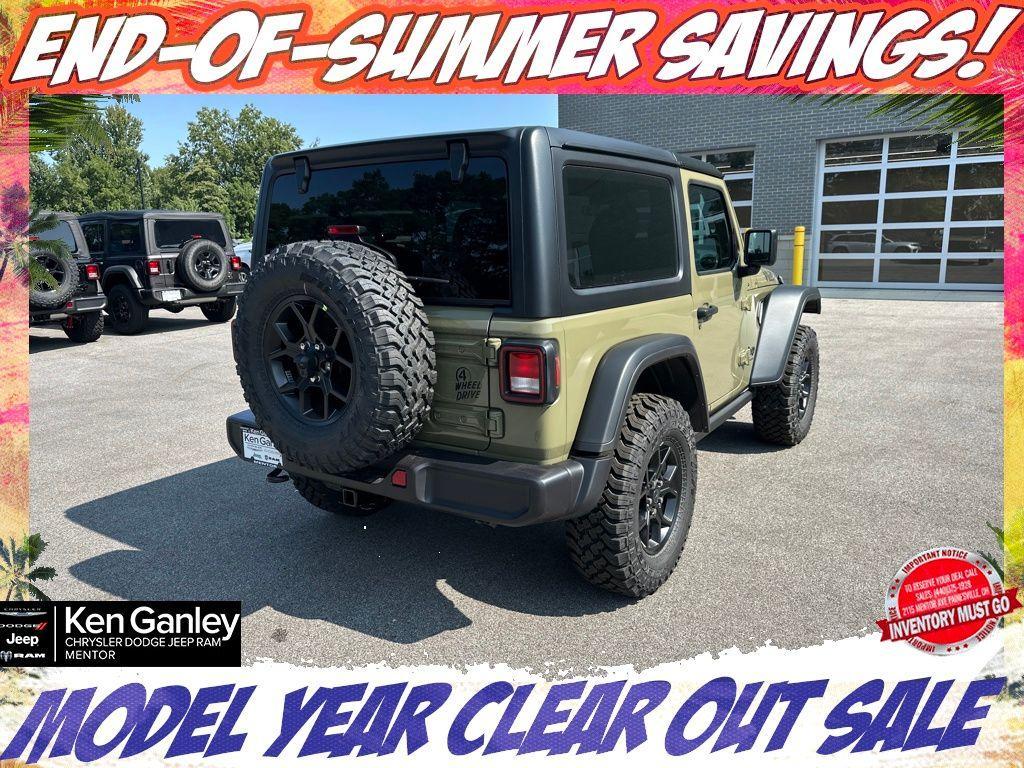 new 2025 Jeep Wrangler car, priced at $40,690
