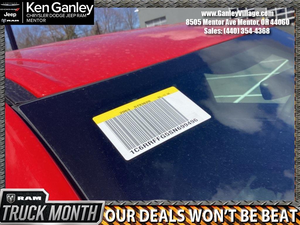 new 2025 Ram 1500 car, priced at $45,423