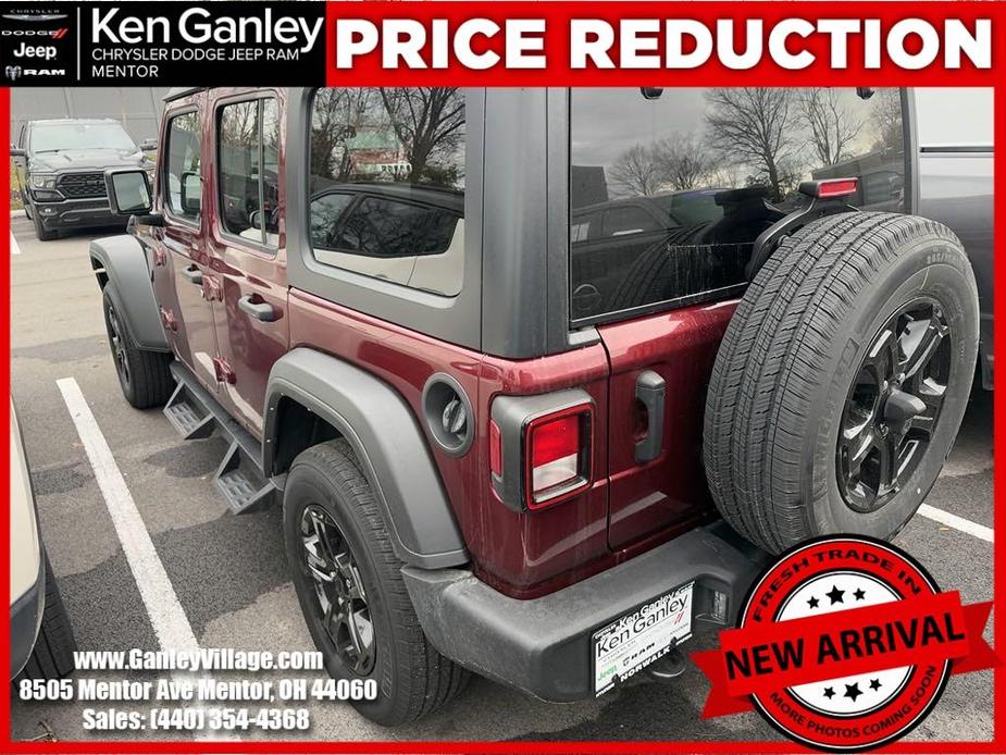 used 2022 Jeep Wrangler Unlimited car, priced at $32,900