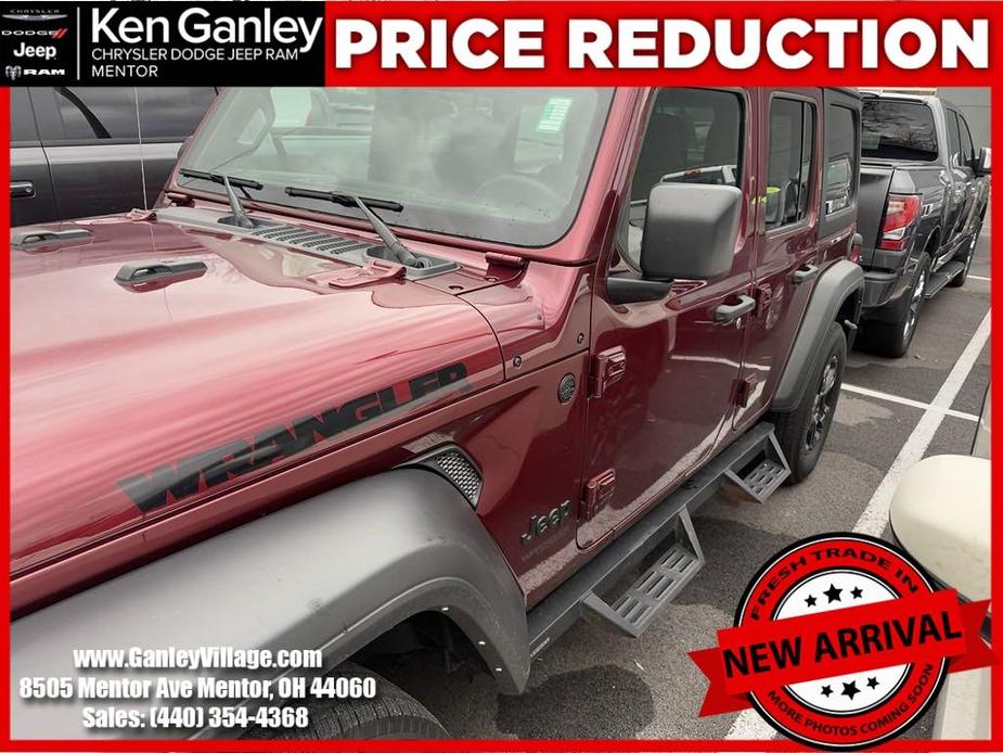 used 2022 Jeep Wrangler Unlimited car, priced at $32,900