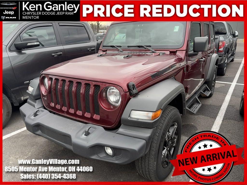 used 2022 Jeep Wrangler Unlimited car, priced at $32,900