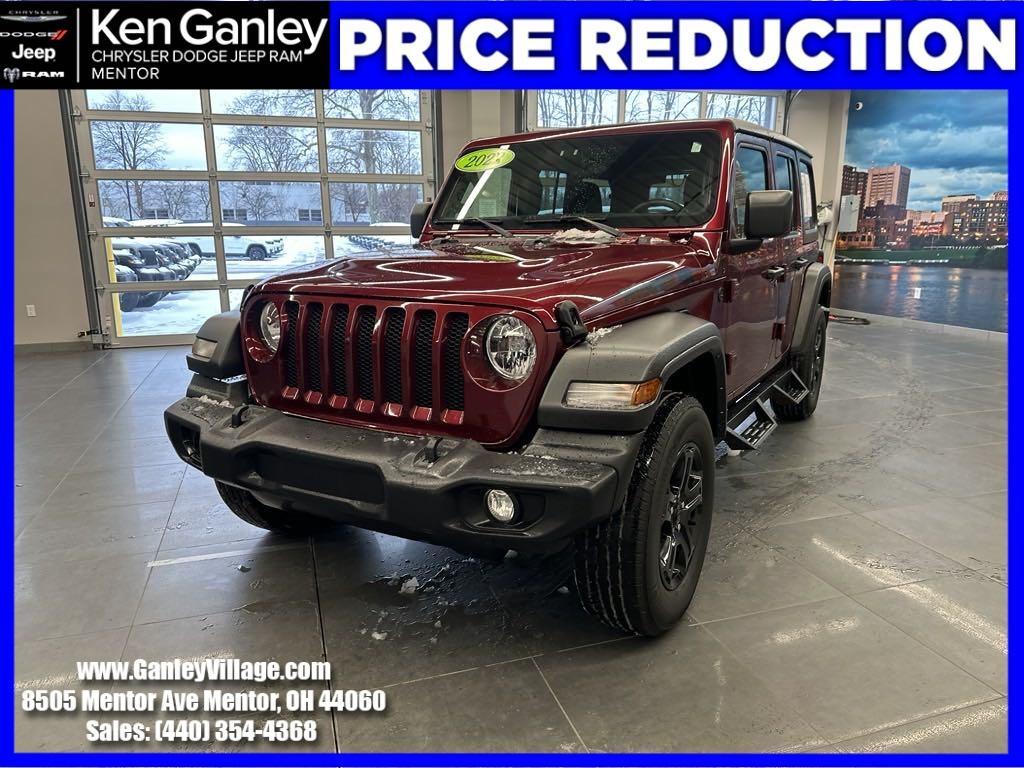 used 2022 Jeep Wrangler Unlimited car, priced at $31,500