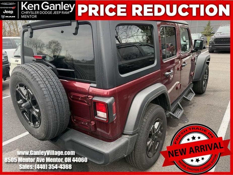 used 2022 Jeep Wrangler Unlimited car, priced at $32,900