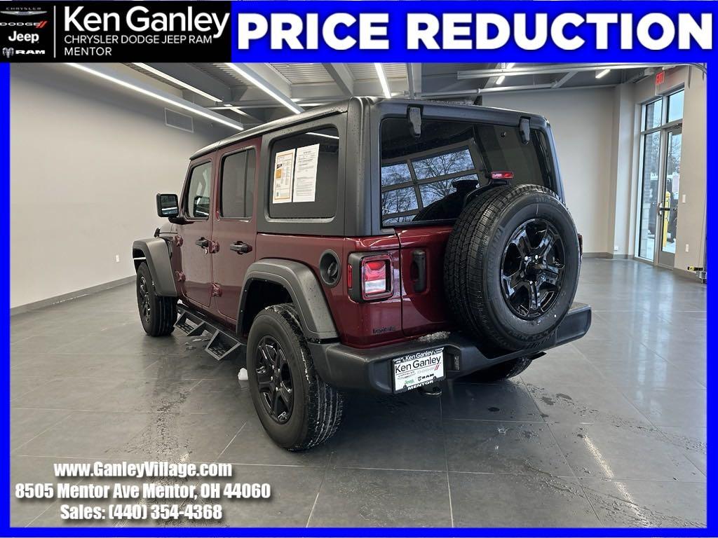 used 2022 Jeep Wrangler Unlimited car, priced at $31,500