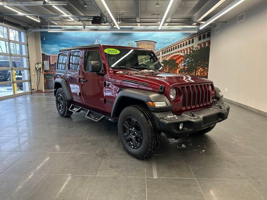 used 2022 Jeep Wrangler Unlimited car, priced at $31,500