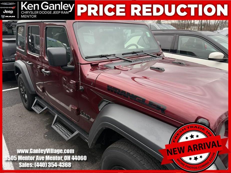 used 2022 Jeep Wrangler Unlimited car, priced at $32,900