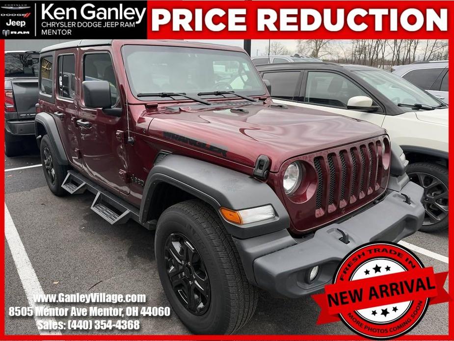 used 2022 Jeep Wrangler Unlimited car, priced at $32,900