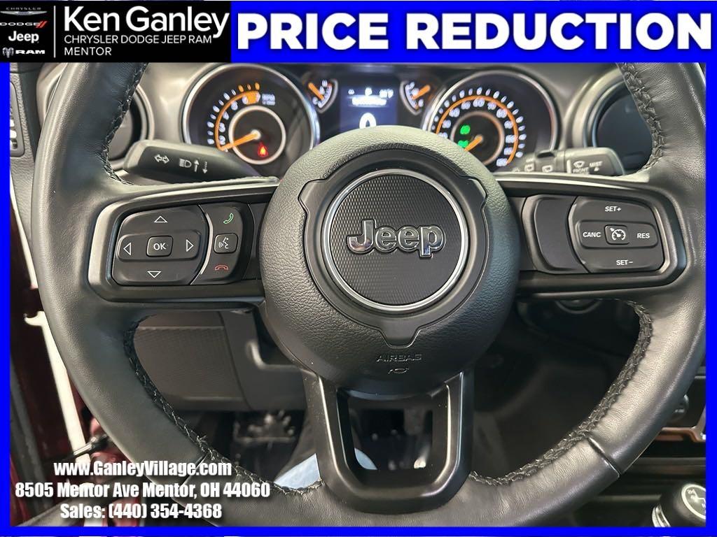 used 2022 Jeep Wrangler Unlimited car, priced at $31,500