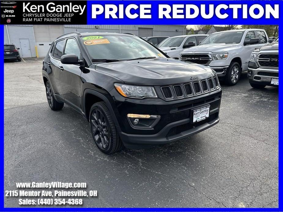 used 2021 Jeep Compass car, priced at $22,940