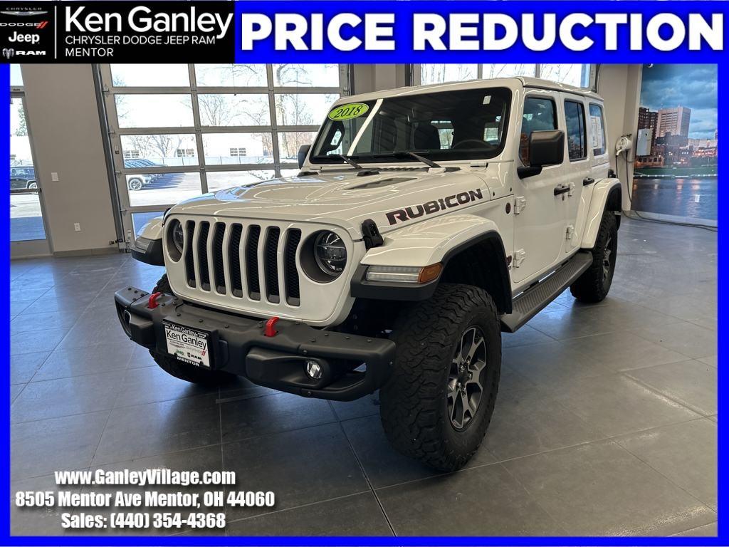 used 2018 Jeep Wrangler Unlimited car, priced at $30,500
