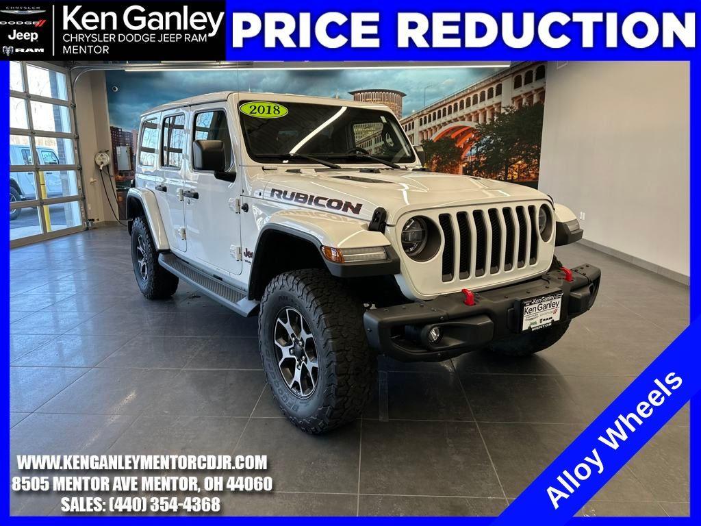 used 2018 Jeep Wrangler Unlimited car, priced at $27,500