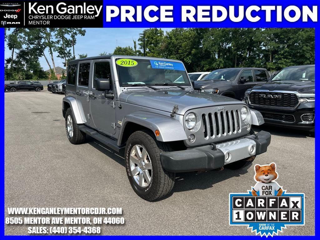 used 2015 Jeep Wrangler Unlimited car, priced at $17,900