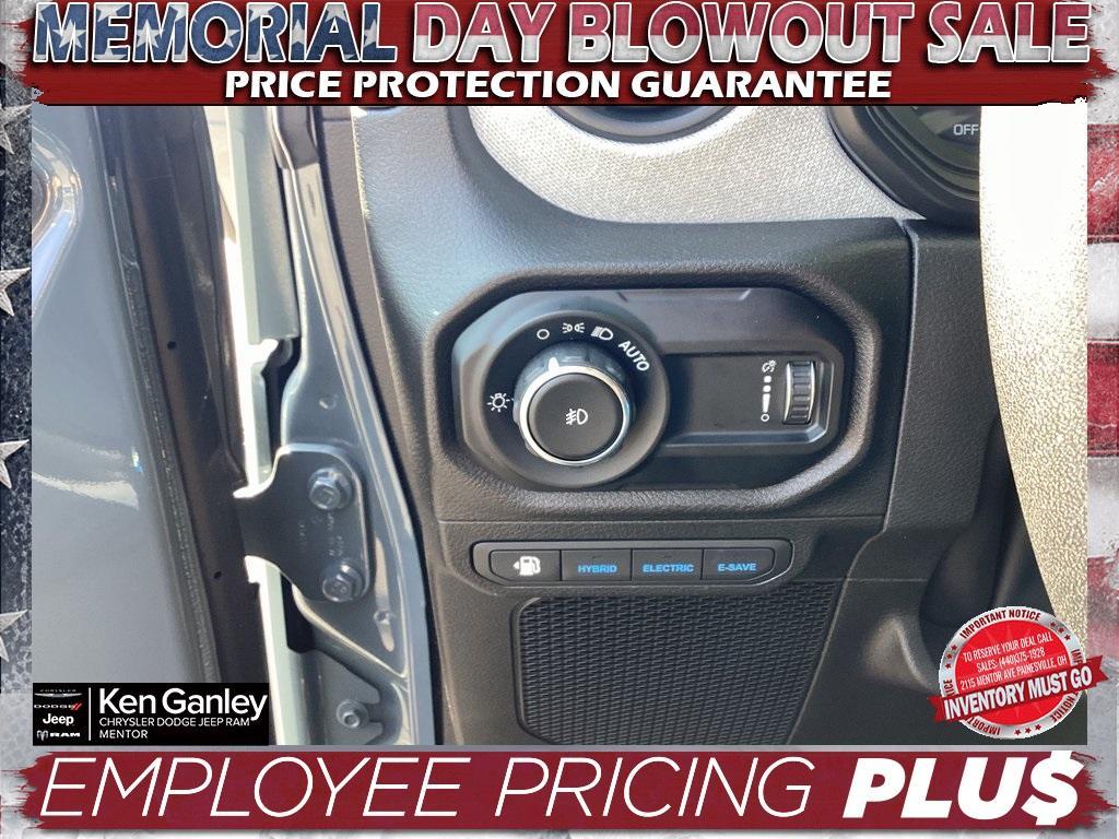 new 2025 Jeep Wrangler 4xe car, priced at $55,500