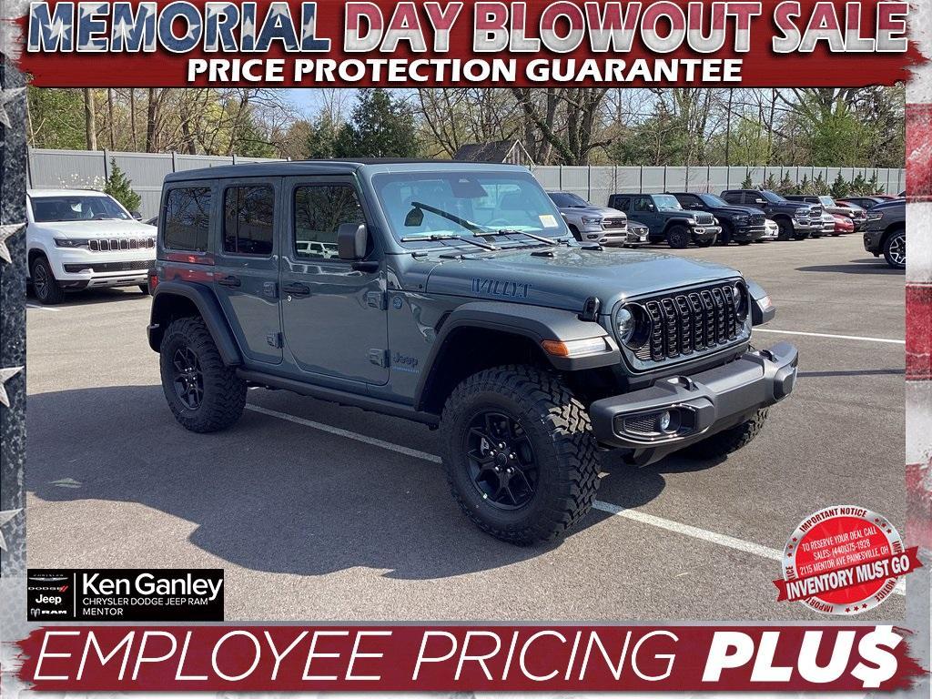 new 2025 Jeep Wrangler 4xe car, priced at $55,500