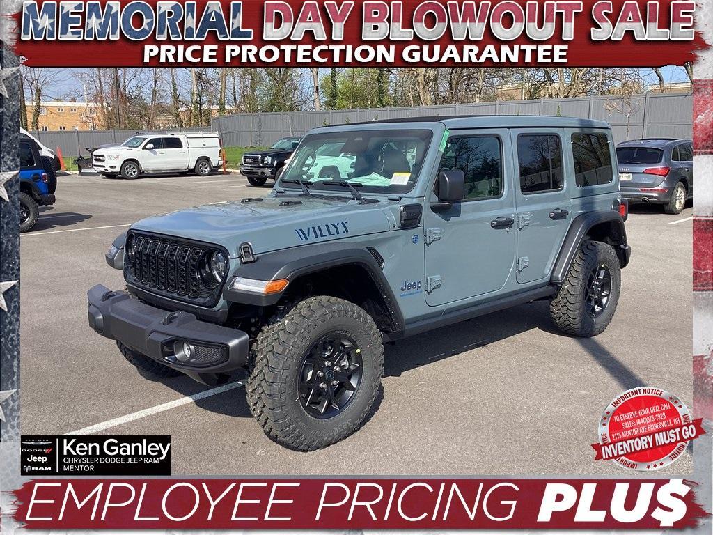 new 2025 Jeep Wrangler 4xe car, priced at $55,500