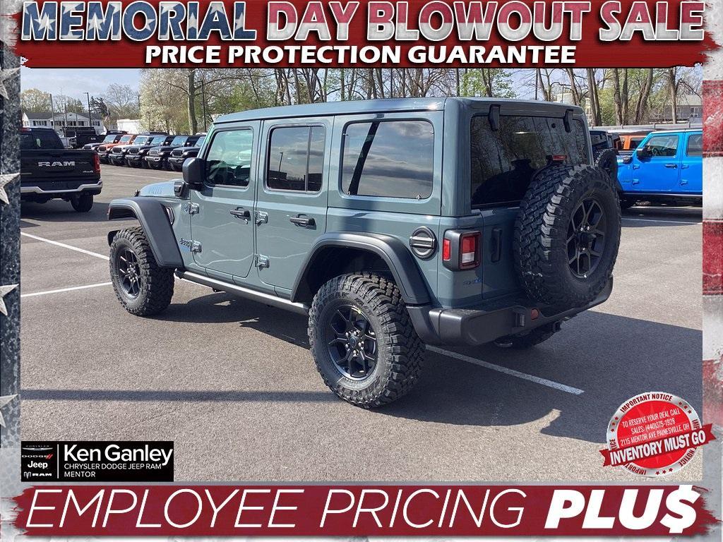 new 2025 Jeep Wrangler 4xe car, priced at $55,500