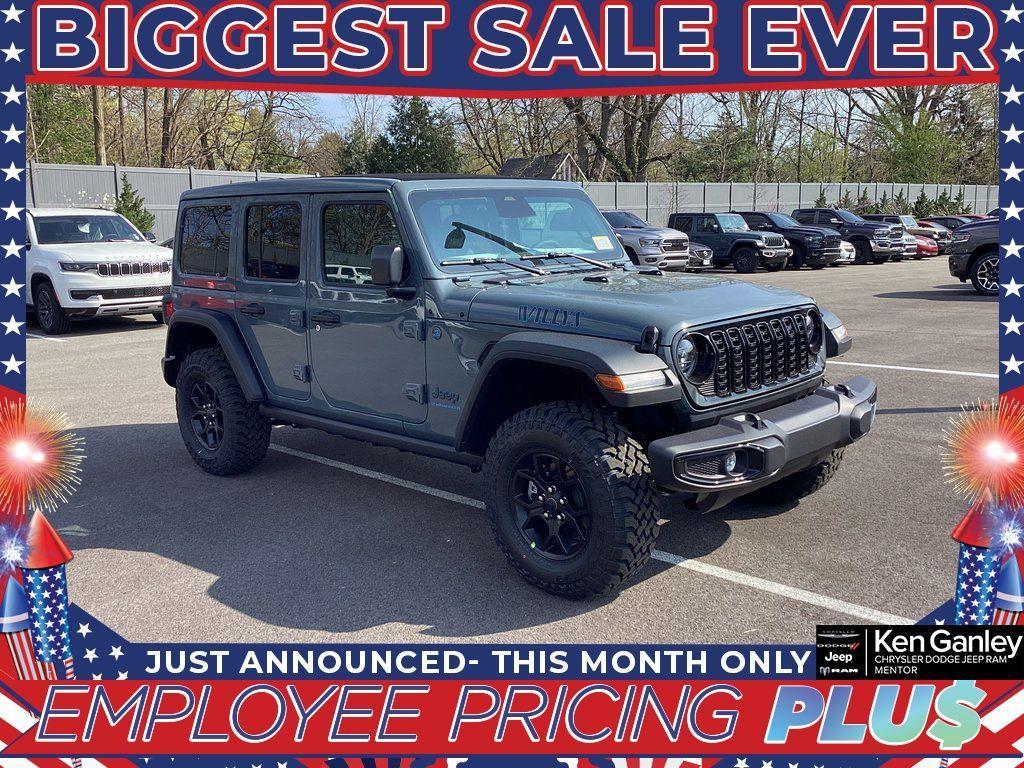 new 2025 Jeep Wrangler 4xe car, priced at $55,380