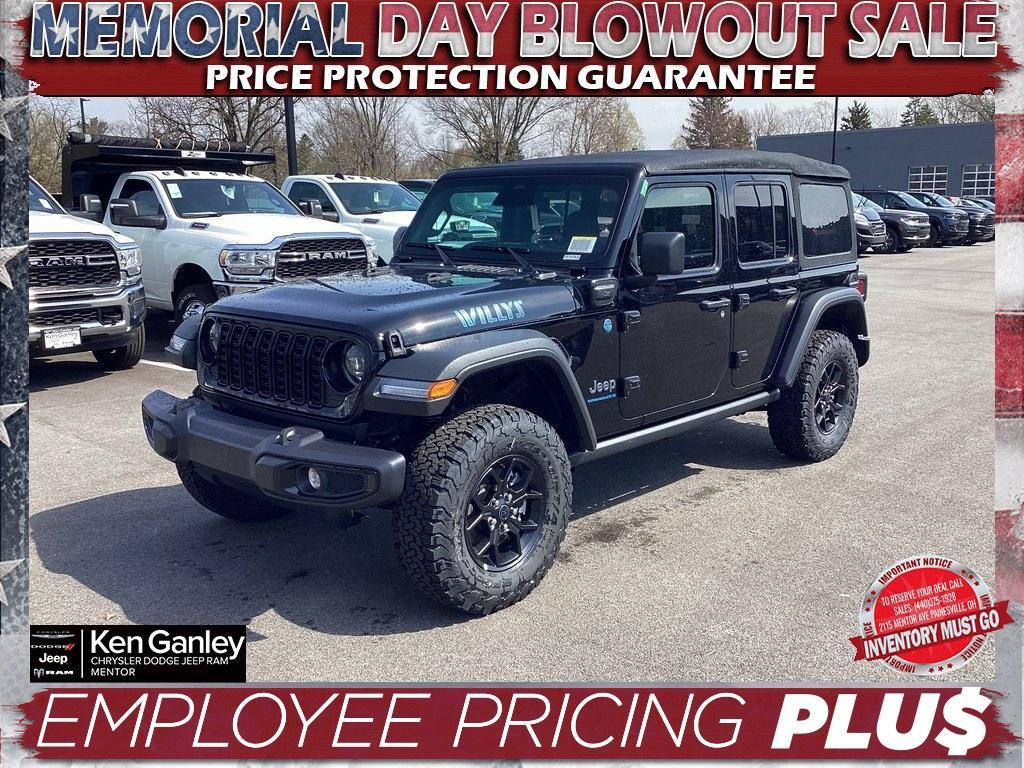 new 2025 Jeep Wrangler 4xe car, priced at $50,260