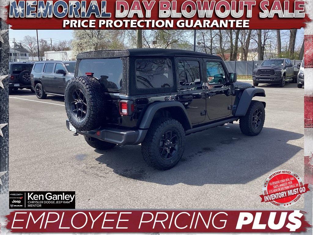 new 2025 Jeep Wrangler 4xe car, priced at $50,260