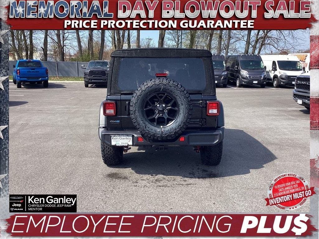 new 2025 Jeep Wrangler 4xe car, priced at $50,260
