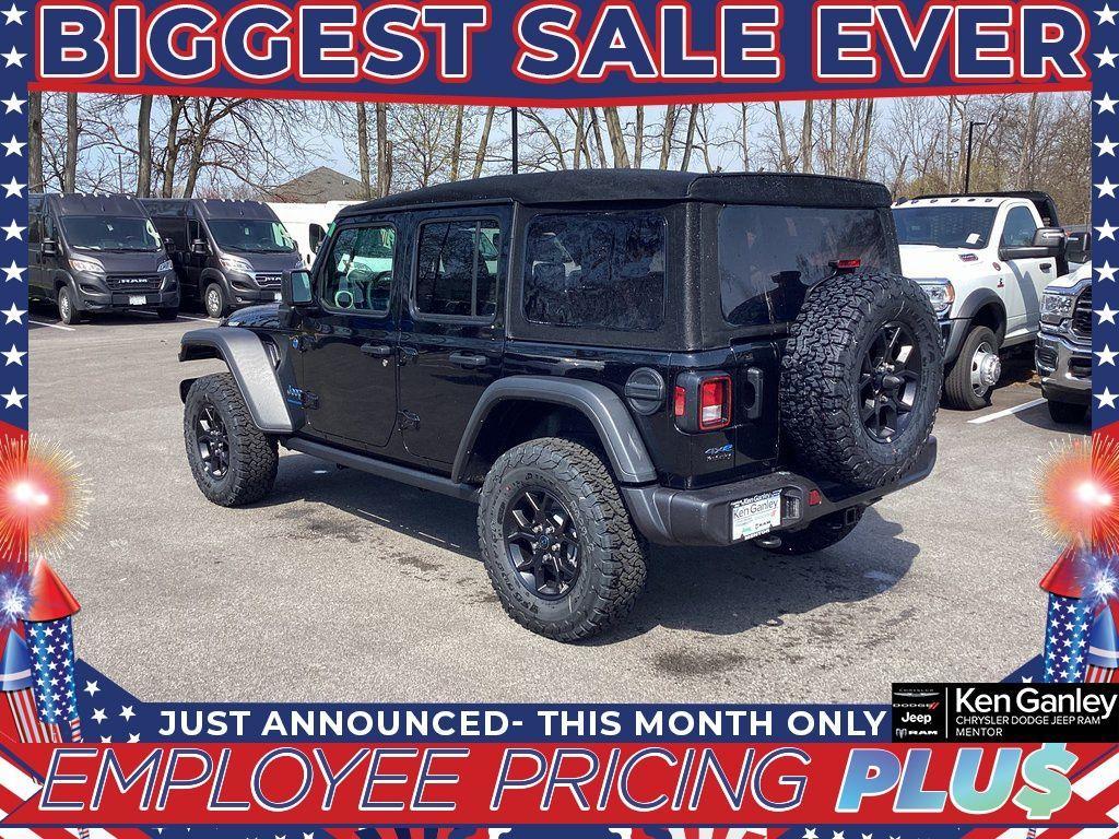 new 2025 Jeep Wrangler 4xe car, priced at $51,880