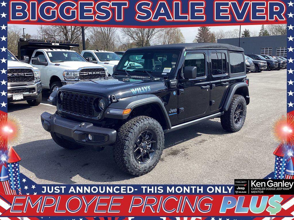 new 2025 Jeep Wrangler 4xe car, priced at $51,880