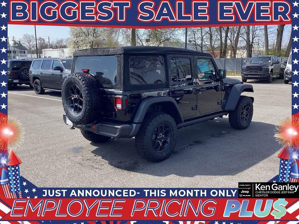 new 2025 Jeep Wrangler 4xe car, priced at $51,880