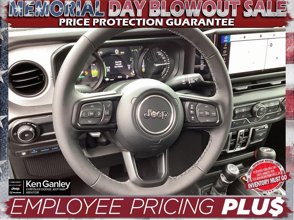 new 2025 Jeep Wrangler 4xe car, priced at $50,013
