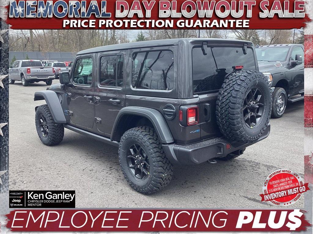 new 2025 Jeep Wrangler 4xe car, priced at $55,500