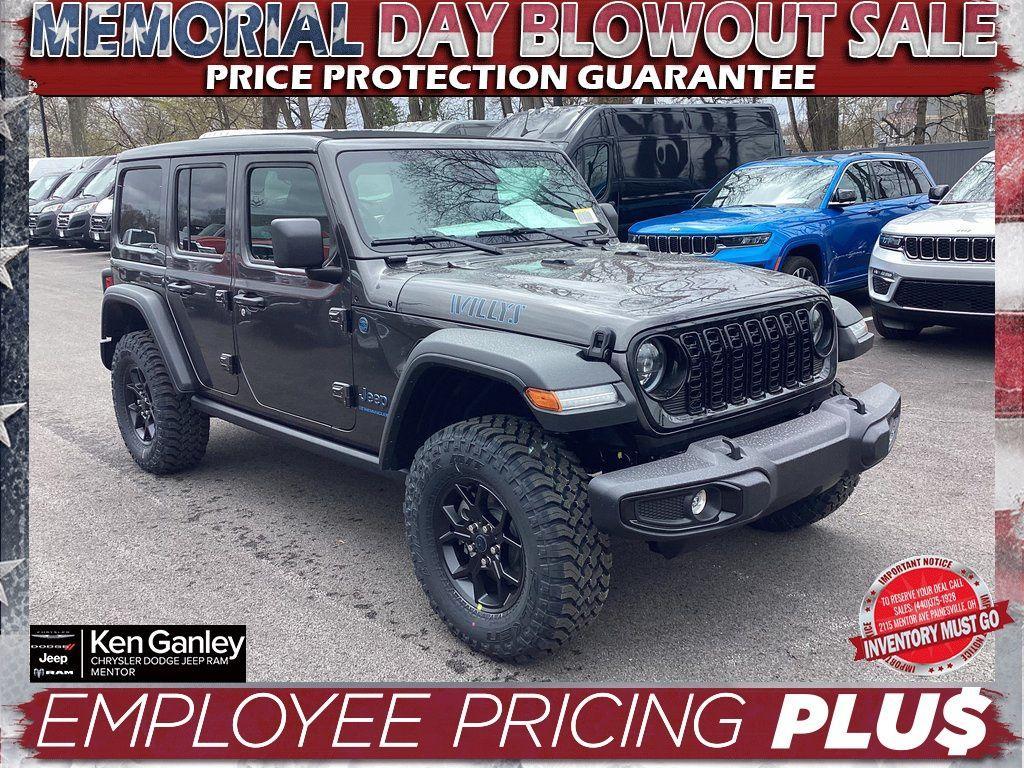 new 2025 Jeep Wrangler 4xe car, priced at $55,380