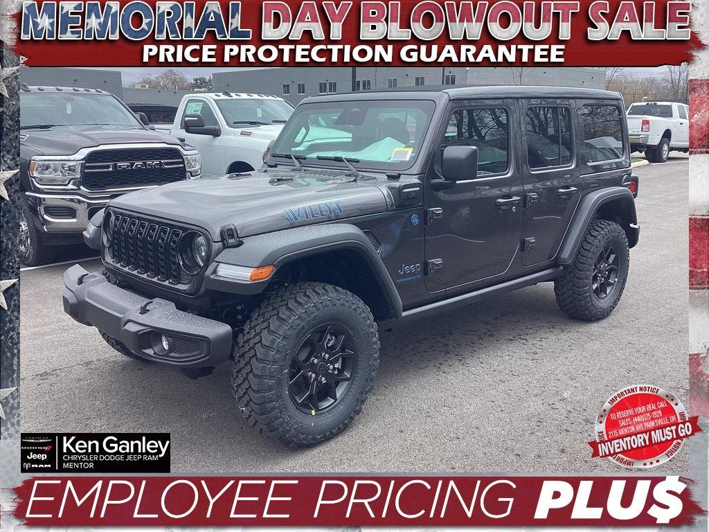new 2025 Jeep Wrangler 4xe car, priced at $55,500
