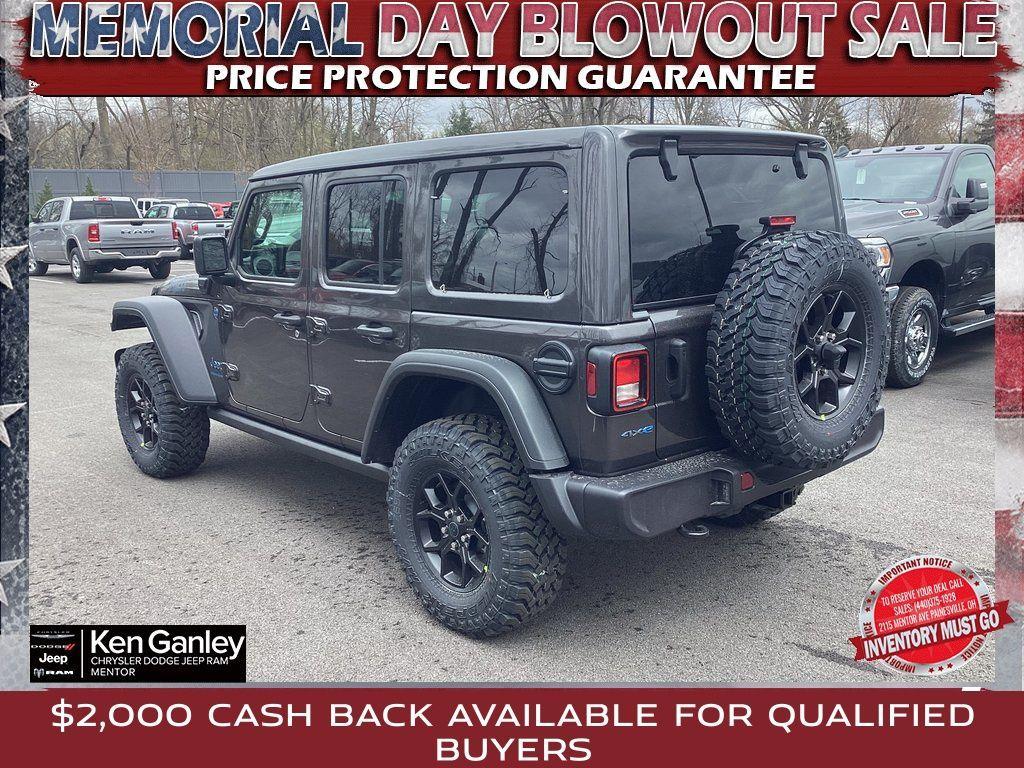 new 2025 Jeep Wrangler 4xe car, priced at $55,380