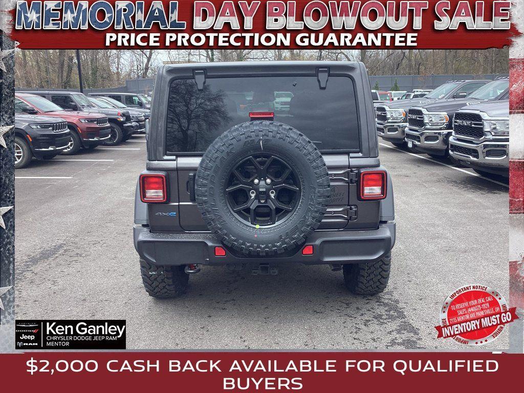 new 2025 Jeep Wrangler 4xe car, priced at $55,380