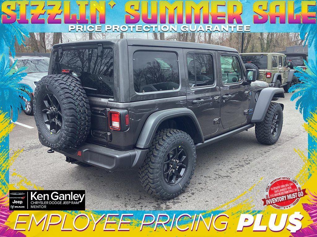 new 2025 Jeep Wrangler 4xe car, priced at $55,380