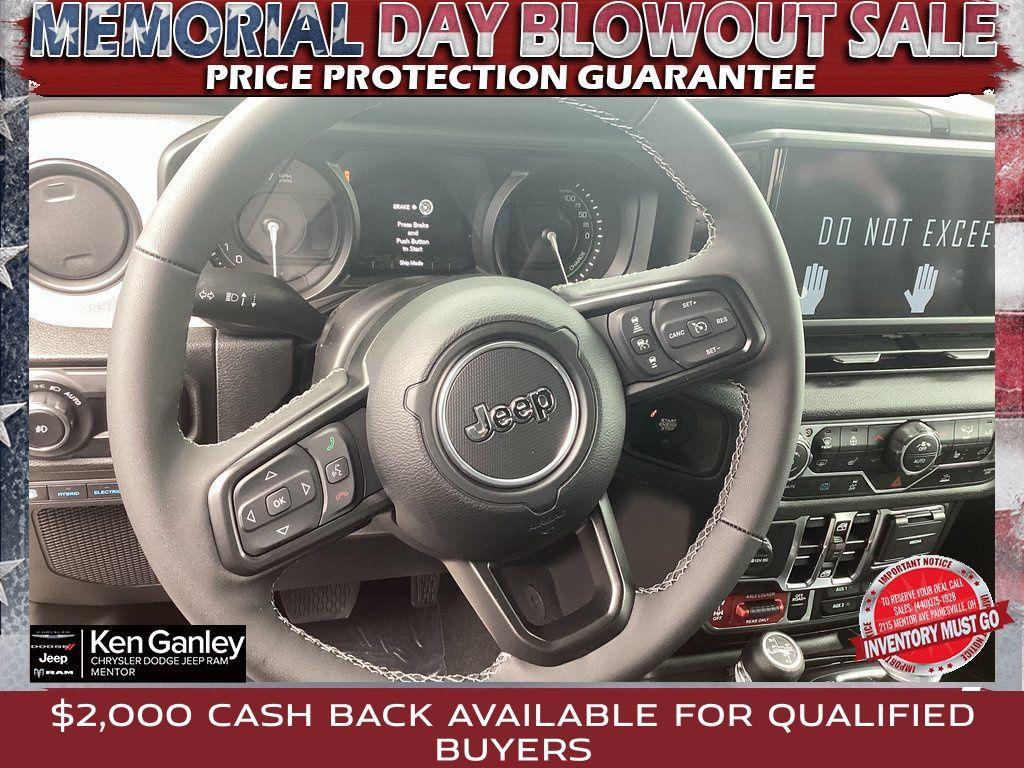 new 2025 Jeep Wrangler 4xe car, priced at $55,380