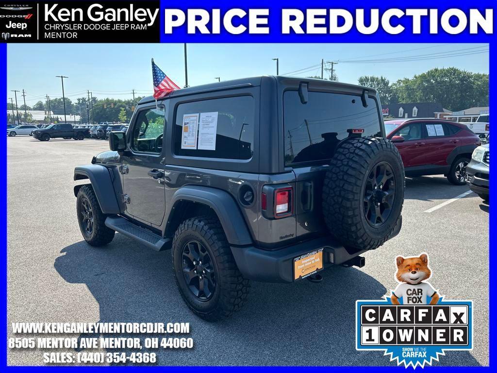 used 2022 Jeep Wrangler car, priced at $26,500