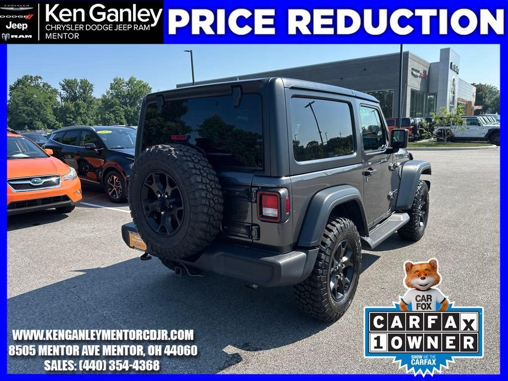used 2022 Jeep Wrangler car, priced at $26,500