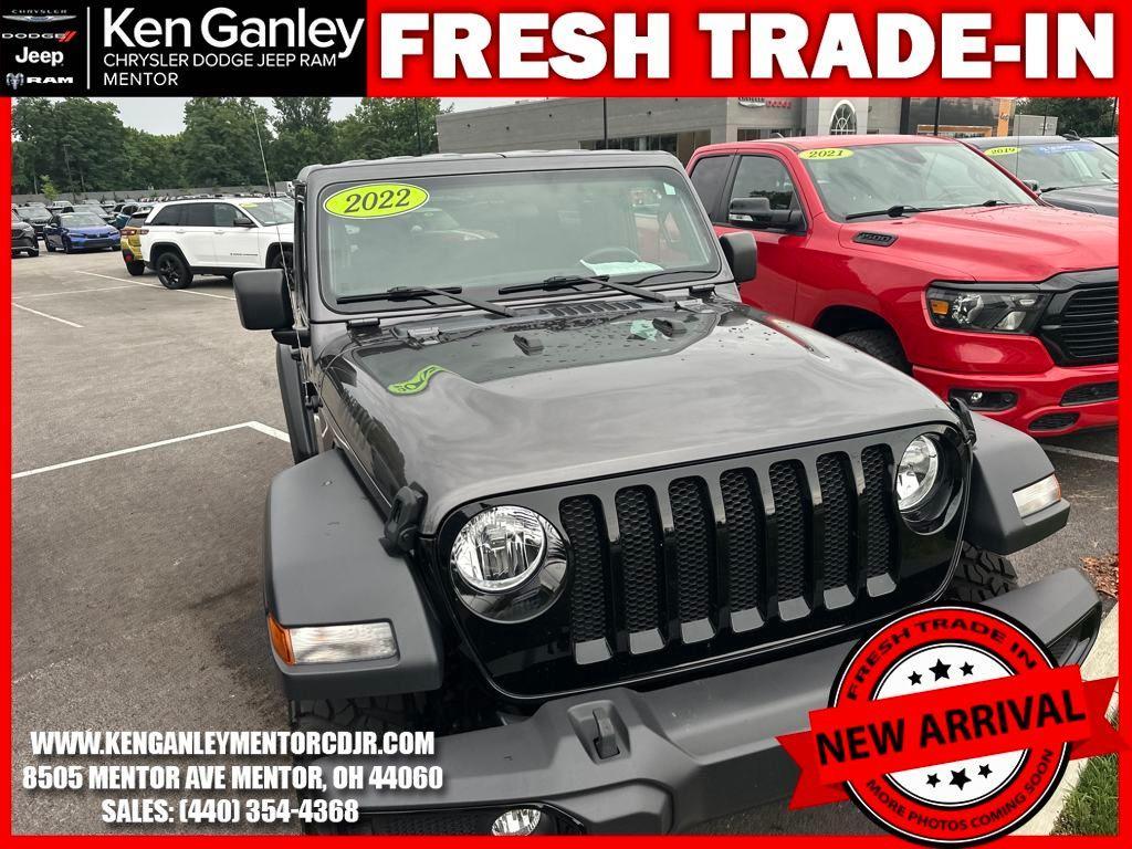 used 2022 Jeep Wrangler car, priced at $26,500