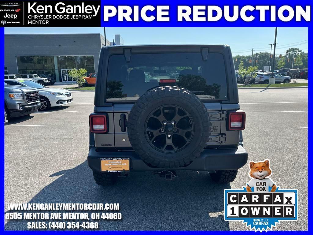 used 2022 Jeep Wrangler car, priced at $26,500