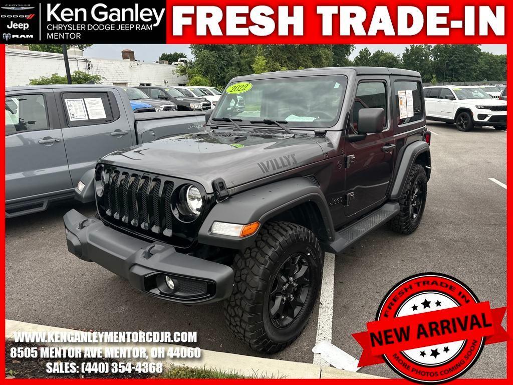 used 2022 Jeep Wrangler car, priced at $26,500
