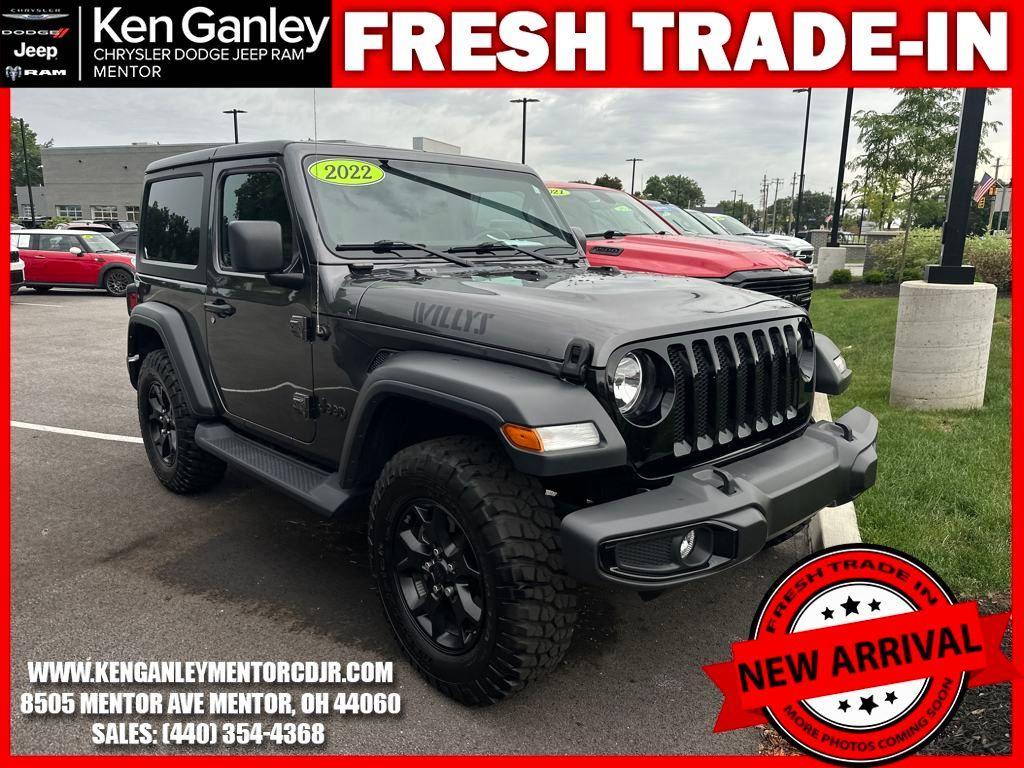 used 2022 Jeep Wrangler car, priced at $26,500