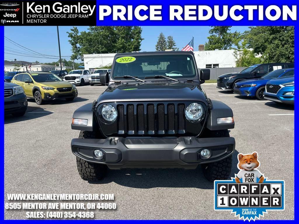 used 2022 Jeep Wrangler car, priced at $26,500