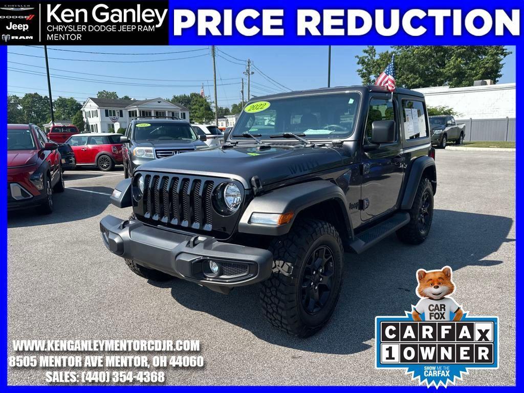 used 2022 Jeep Wrangler car, priced at $26,500