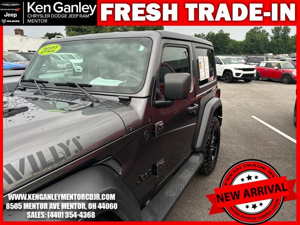 used 2022 Jeep Wrangler car, priced at $26,500