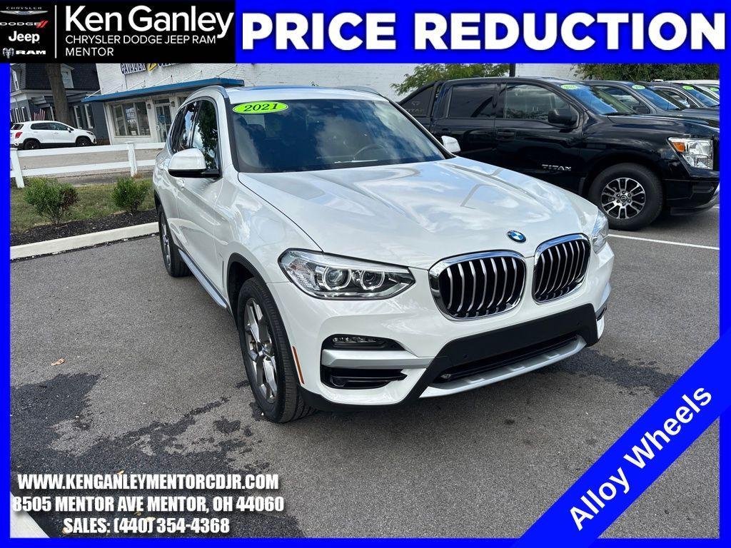 used 2021 BMW X3 car, priced at $28,400