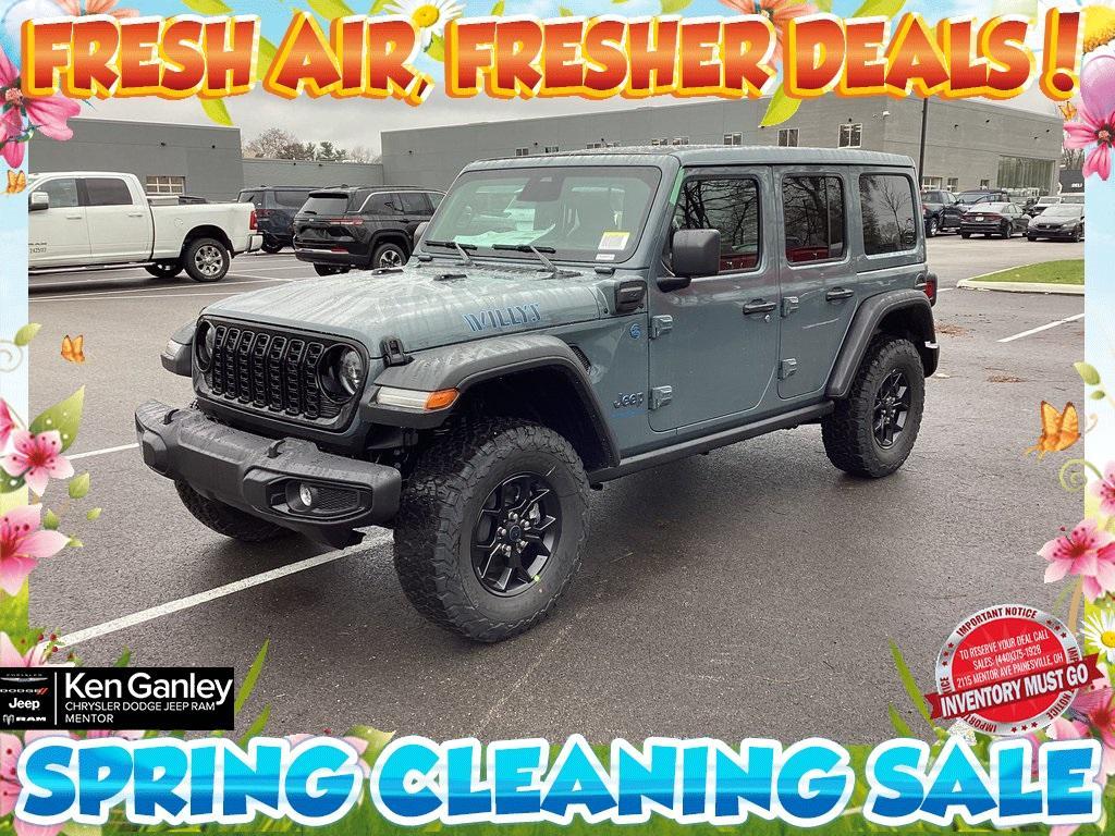 new 2025 Jeep Wrangler 4xe car, priced at $52,056