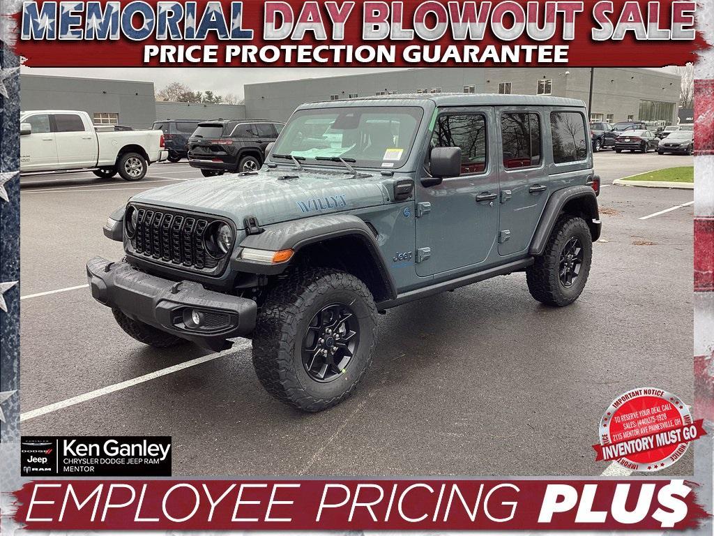 new 2025 Jeep Wrangler 4xe car, priced at $55,500